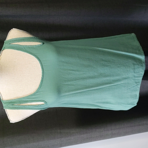 3/$30 Forever 21 Green High-low Tunic Small